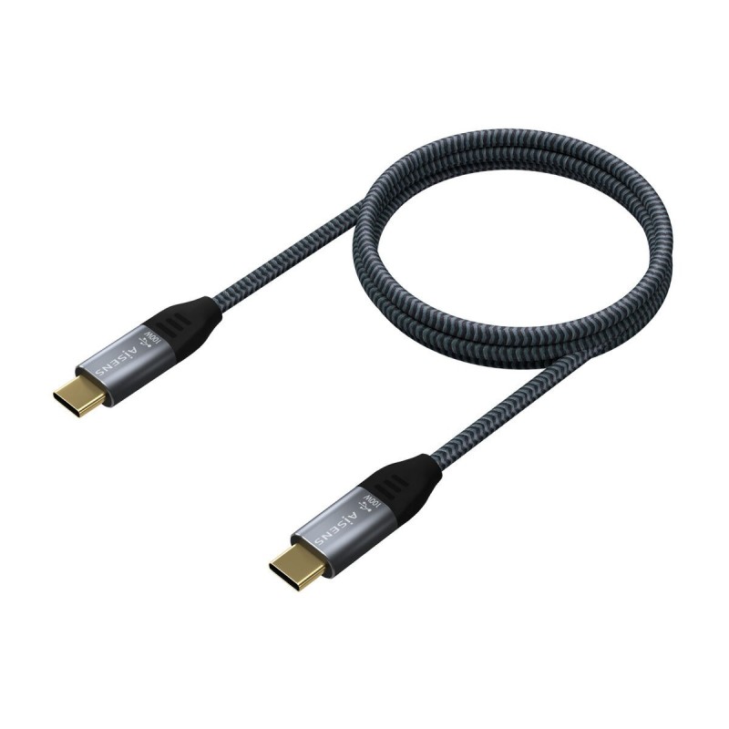Image secondaire de Aisens A107-0671 câble USB 1 m USB4 Gen 2x2 USB C Gris