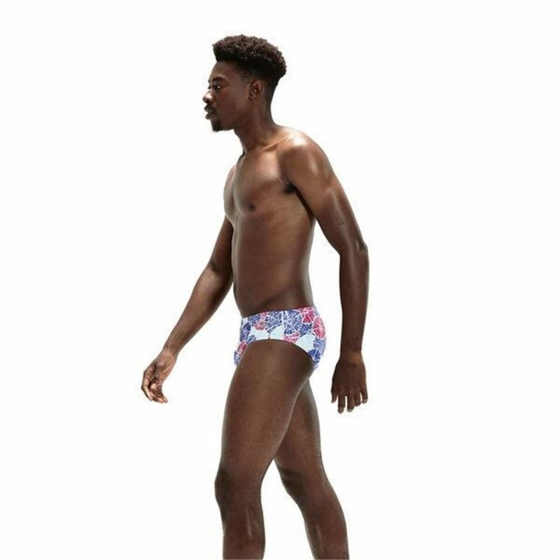 Image secondaire de Maillot de bain homme Speedo Allover Brief Bleu