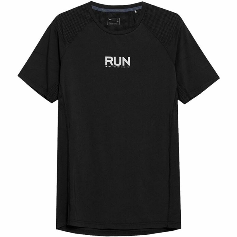 T-Shirt à manches courtes homme 4F Run Noir