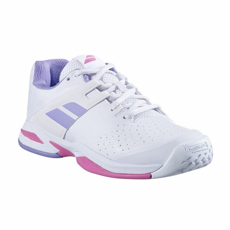 Image secondaire de Chaussures de Tennis pour Enfants Babolat Prop All Court Blanc