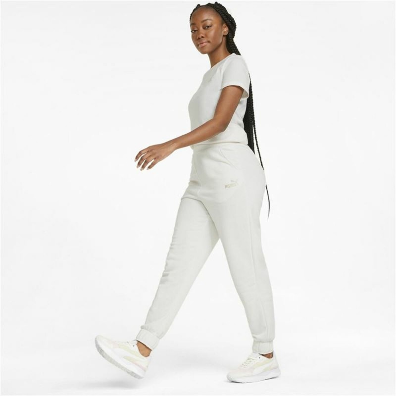 Image secondaire de Pantalon de sport long Puma Embroidery High Montagne Blanc Femme