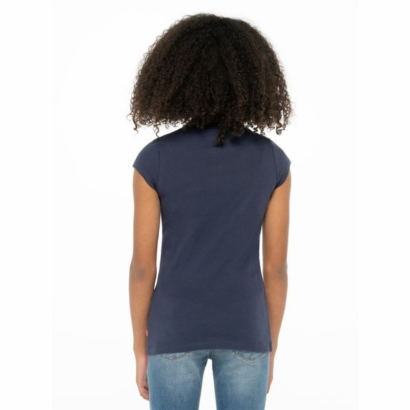 Image secondaire de T shirt à manches courtes Enfant Levi's Batwing Bleu foncé