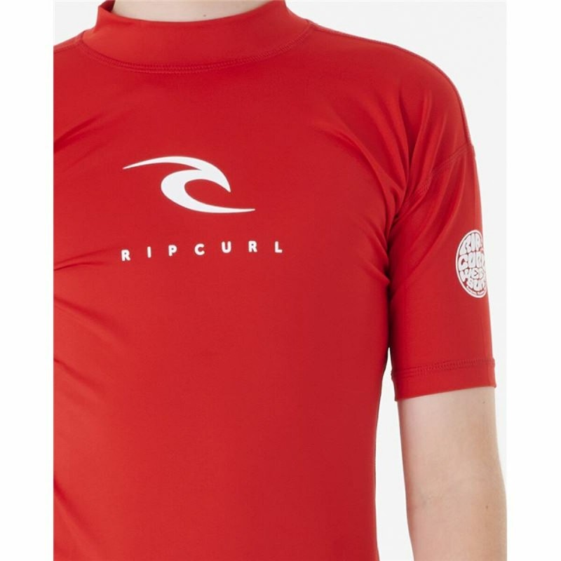 Image secondaire de T-Shirt à manches courtes enfant Rip Curl Corps L/S Rash Vest Rouge Lycra Surf