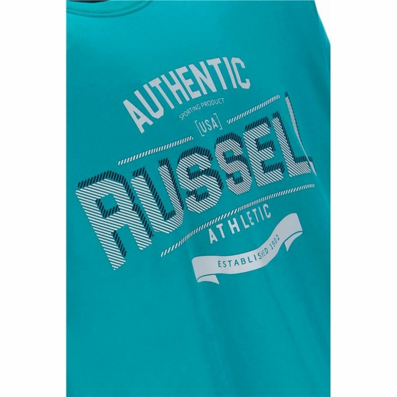 Image secondaire de T-Shirt à manches courtes homme Russell Athletic Amt A30081 Aigue marine