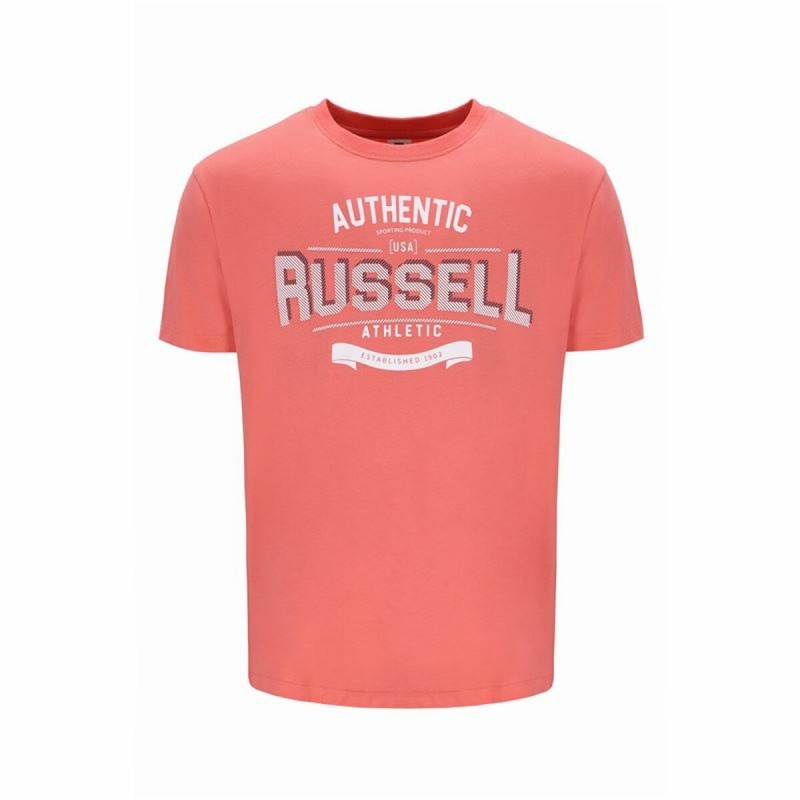 T-Shirt à manches courtes homme Russell Athletic Amt A30081 Orange Corail