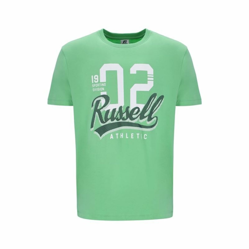 T-Shirt à manches courtes homme Russell Athletic Amt A30101 Vert Vert clair