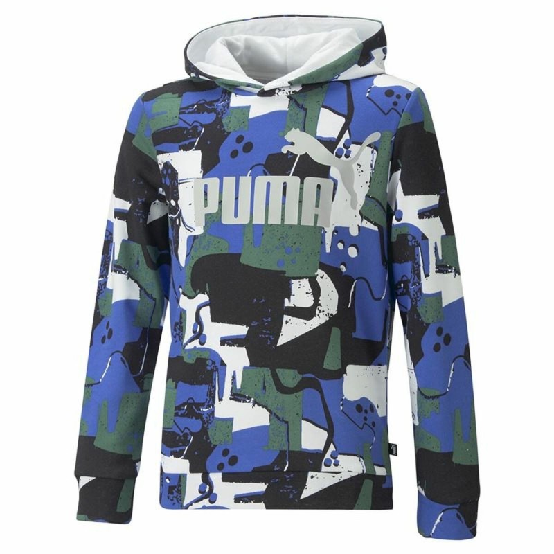 Image secondaire de Sweat-Shirt Enfant Puma Essentials+ Street Art Aop Bleu