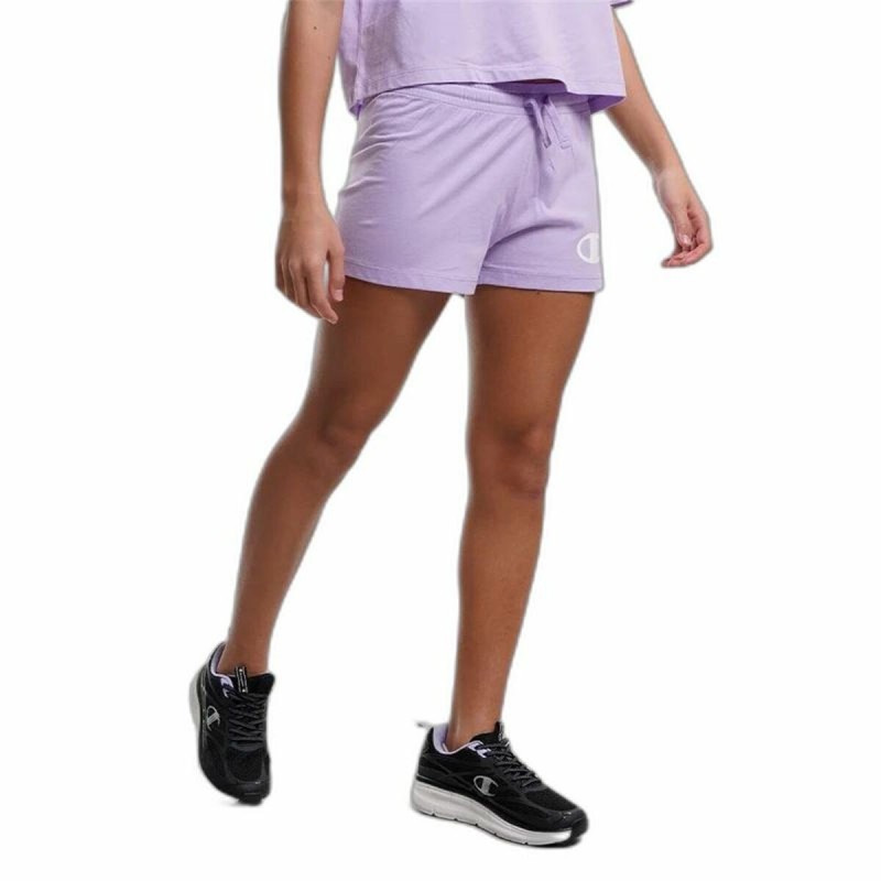 Image secondaire de Short de Sport pour Femme Champion Lila