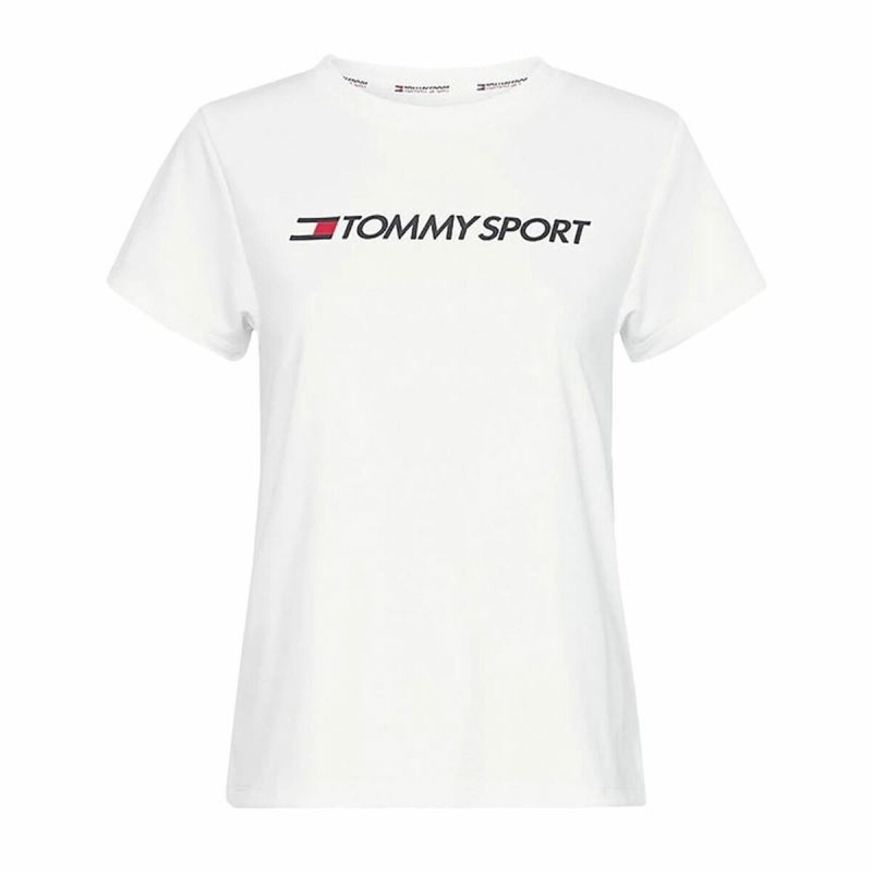 T-Shirt à manches courtes homme Tommy Hilfiger Logo Chest Blanc