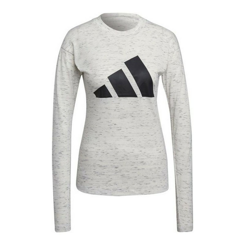 Tee-Shirt Manches Longues Femme Adidas Icons Winners 2.0 Blanc