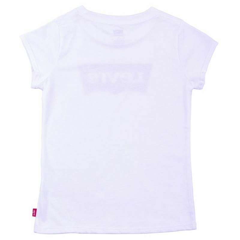 T shirt à manches courtes Enfant Levi's Batwing B Blanc