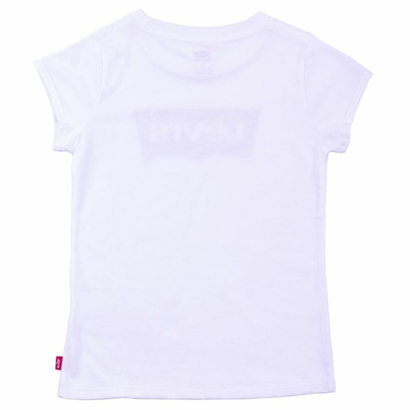 Image secondaire de T shirt à manches courtes Enfant Levi's Batwing B Blanc