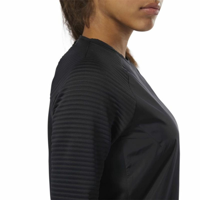 Image secondaire de T-Shirt à manches longues femme Reebok Thermowarm Deltapeak Noir