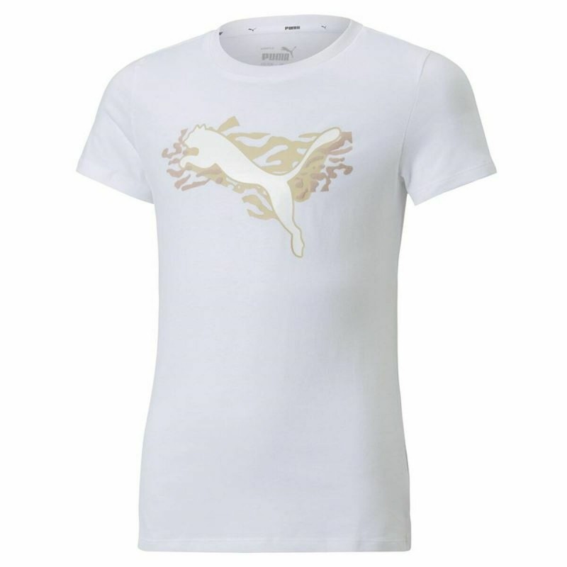 Image secondaire de T shirt à manches courtes Enfant Puma Alpha Blanc