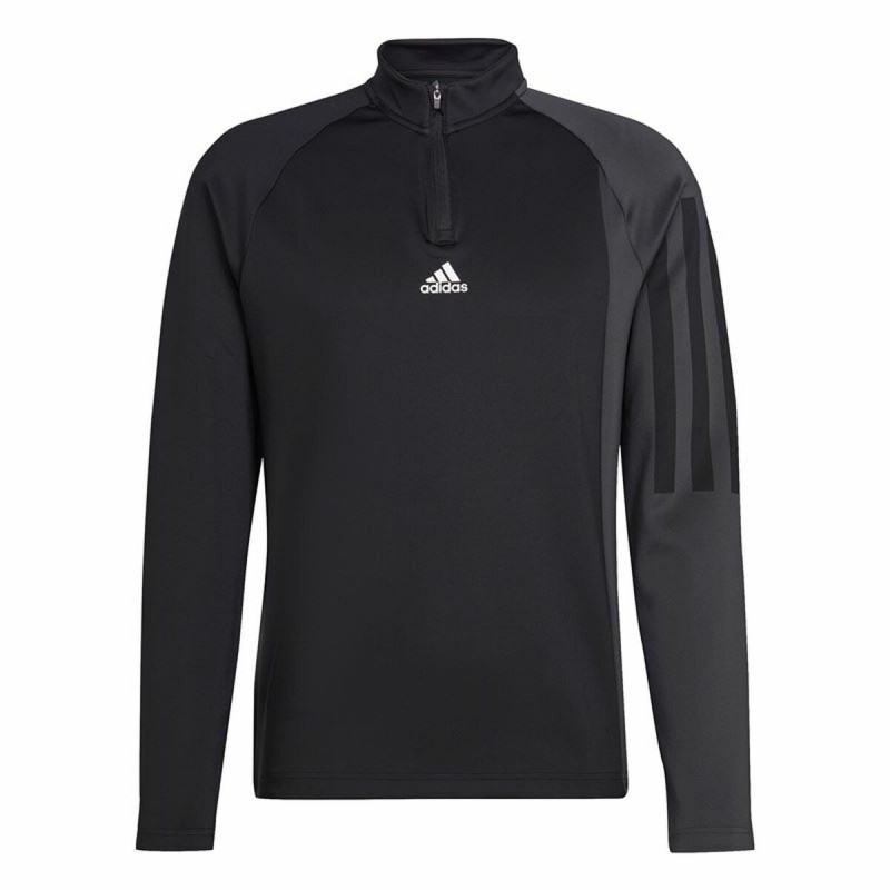 Image secondaire de T-Shirt à manches longues homme Adidas 1/4-Zip Noir