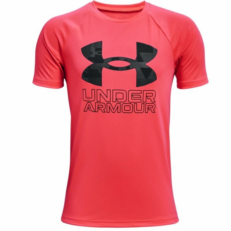 T-Shirt à manches courtes enfant Under Armour Tech Hybrid Rouge