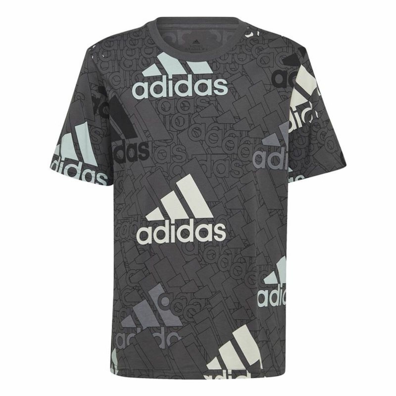 Image secondaire de T shirt à manches courtes Enfant Adidas Brand Love Noir