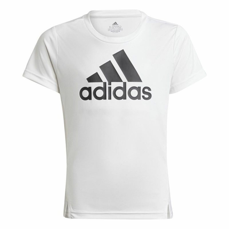 Image secondaire de T shirt à manches courtes Enfant Adidas Designed To Move Blanc