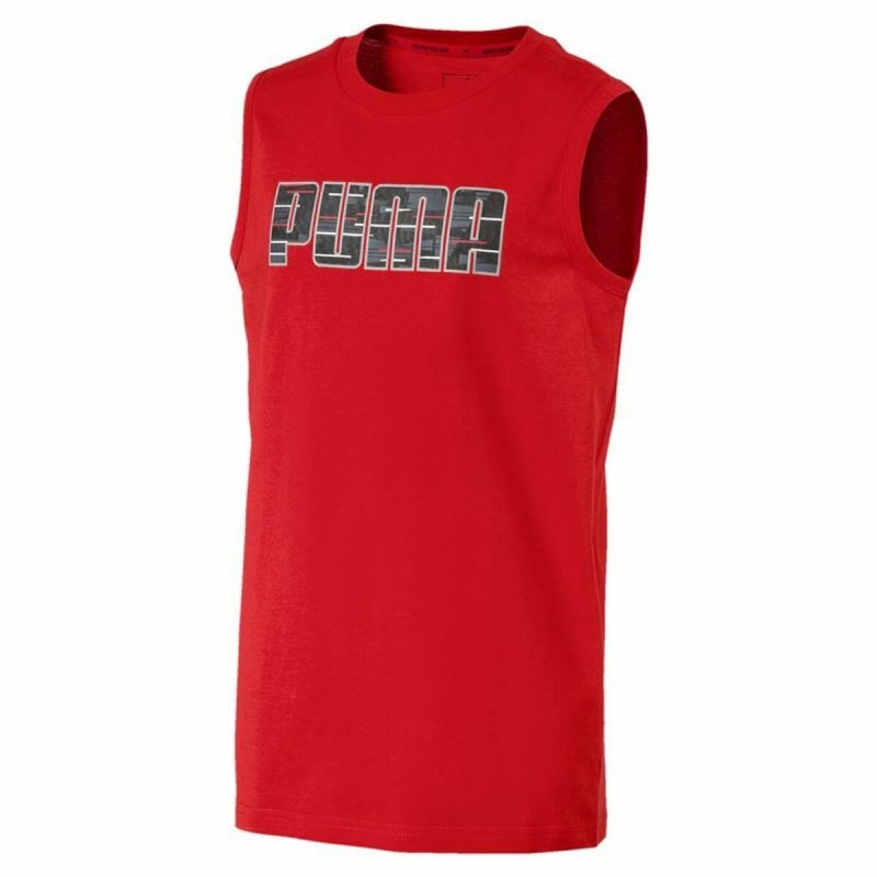 T shirt à manches courtes Enfant Puma Hero SL Tee Rouge