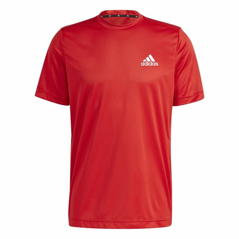 Image secondaire de T-Shirt à manches courtes homme Aeroready Designed To Move Adidas Designed To Move Rouge