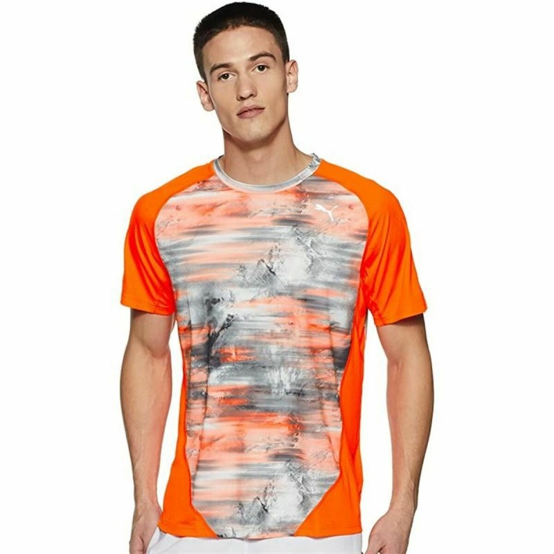 T-Shirt à manches courtes homme Graphic Tee Shocking Puma Graphic Tee Shocking Orange