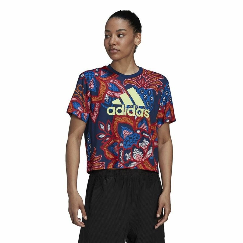 T-Shirt à manches courtes femme Adidas FARM Rio Graphic 