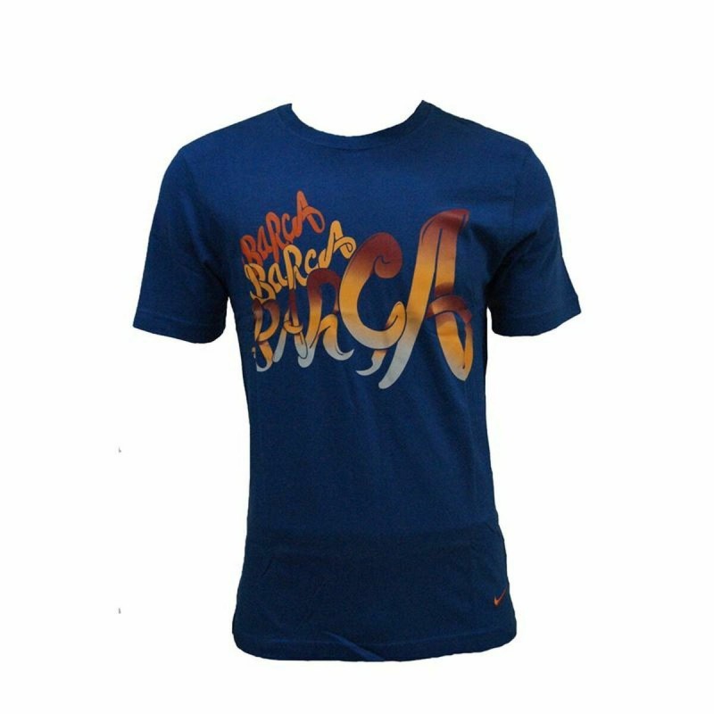 T-Shirt à manches courtes homme F.C. Barcelona Core Tee Bleu