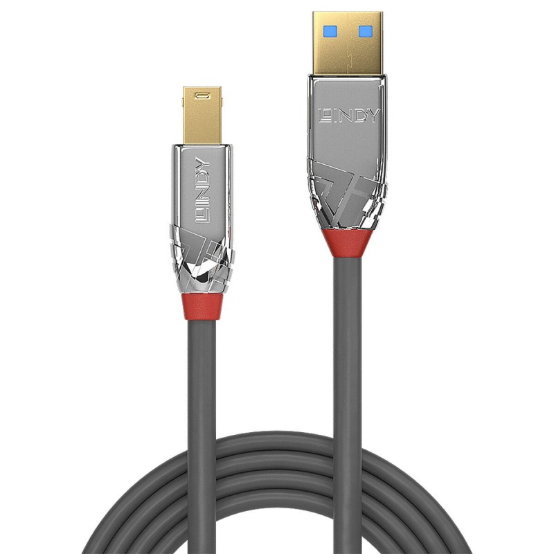 Image secondaire de Lindy 36664 câble USB 5 m USB 3.2 Gen 1 (3.1 Gen 1) USB A USB B Gris