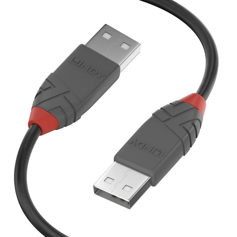 Lindy 36693 câble USB 2 m USB 2.0 USB A Noir, Vert, Rouge