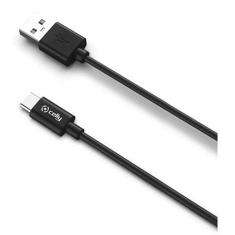 Câble USB-C vers USB Celly USB-C3MBK Noir 3 m