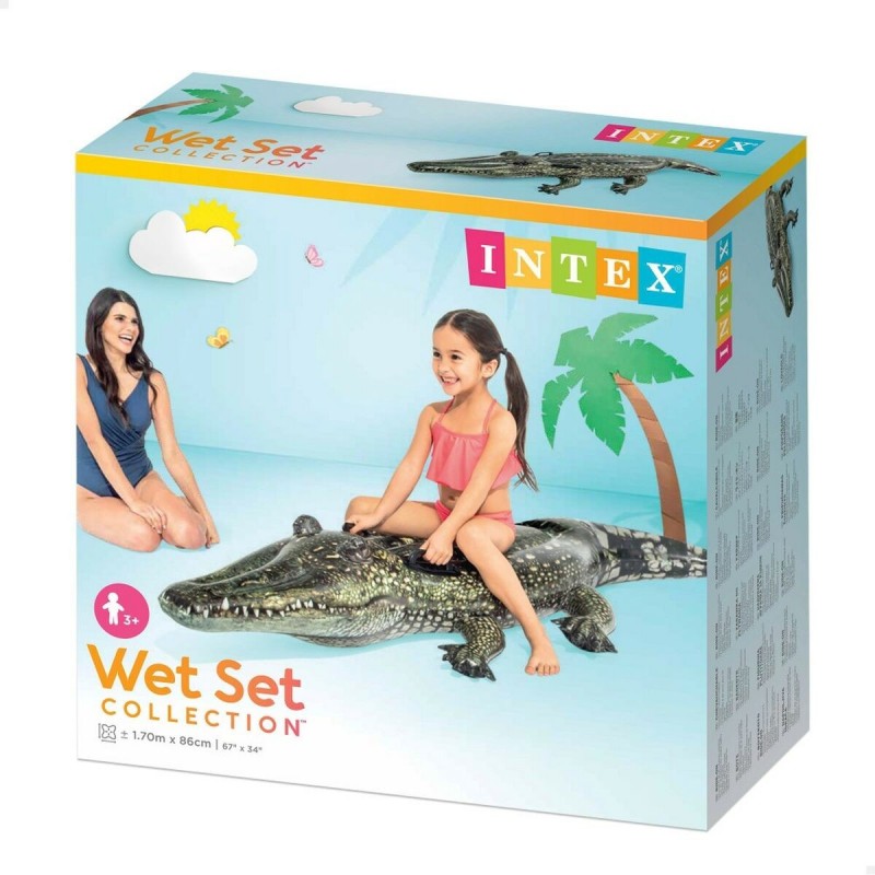 Image secondaire de Personnage pour piscine gonflable Intex Crocodile 86 x 20 x 170 cm (6 Unités)