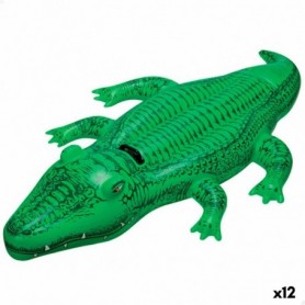 Personnage pour piscine gonflable Intex Crocodile 168 x 86 cm (12 Unit