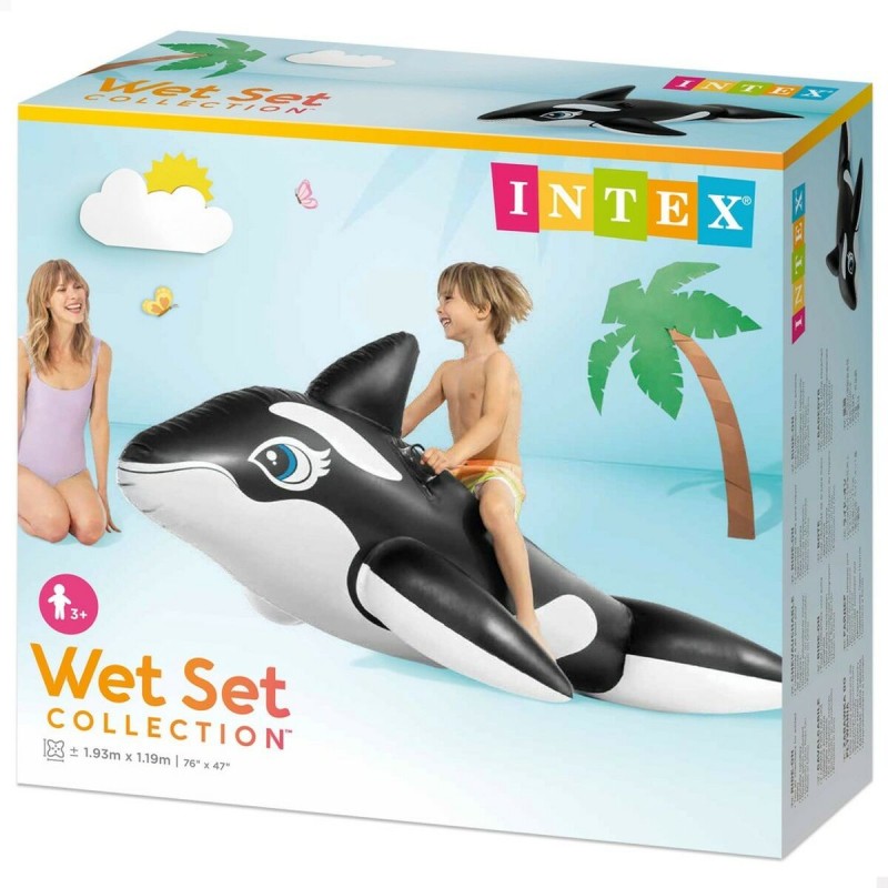 Image secondaire de Personnage pour piscine gonflable Intex Baleine 193 x 76 x 119 cm (6 Unités)