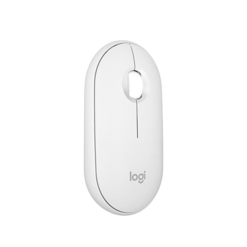 Souris - Sans fil - Logitech - Pebble Mouse 2 M350s - Blanc