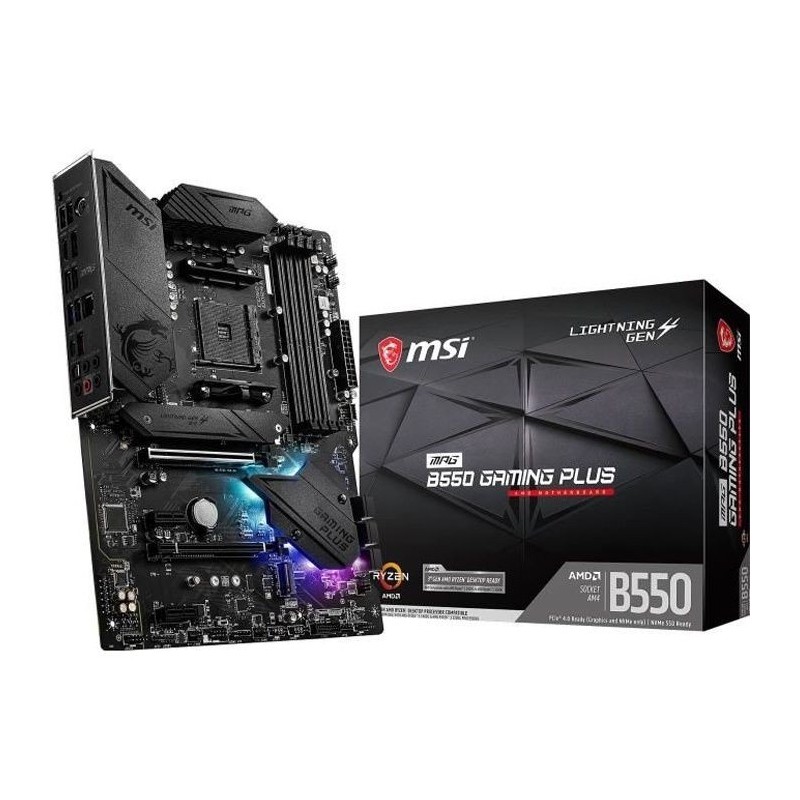 MSI MPG B550 Gaming Plus AMD B550 Emplacement AM4 ATX