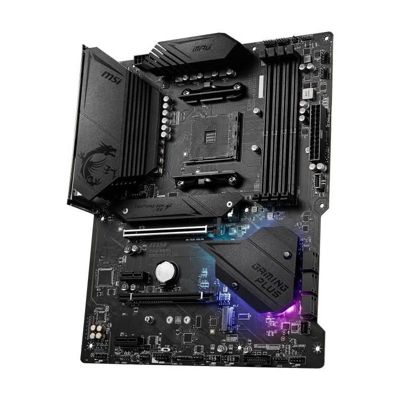 Image secondaire de MSI MPG B550 Gaming Plus AMD B550 Emplacement AM4 ATX