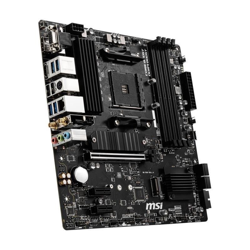 Image secondaire de MSI B550M PRO-VDH WIFI carte mère AMD B550 Emplacement AM4 micro ATX