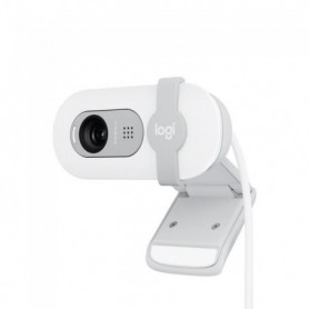 Webcam - Full HD 1080p - LOGITECH - Brio 100 - Microphone intégré - Bl
