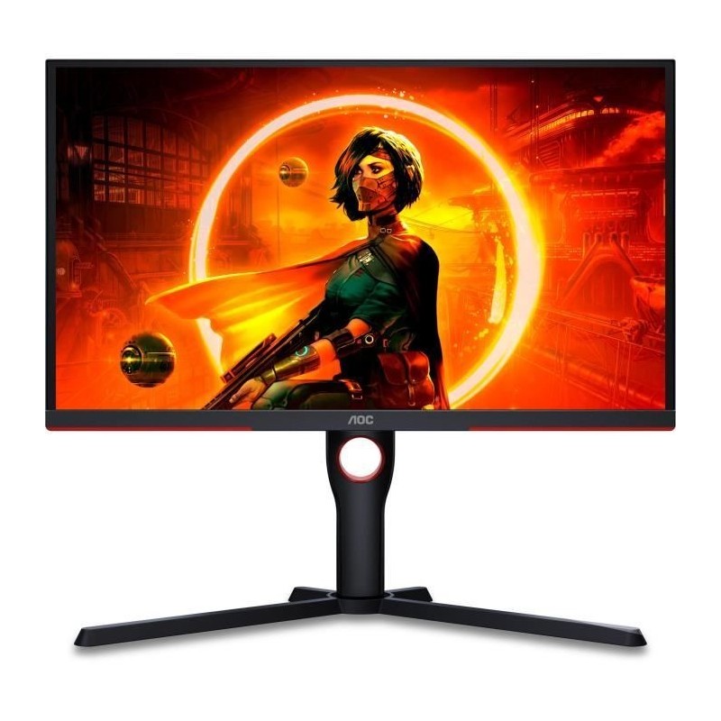 Ecran PC Gaming - AOC - 25G3ZM/BK - 24.5 VA FHD 0.5ms 240Hz HDMI Displ