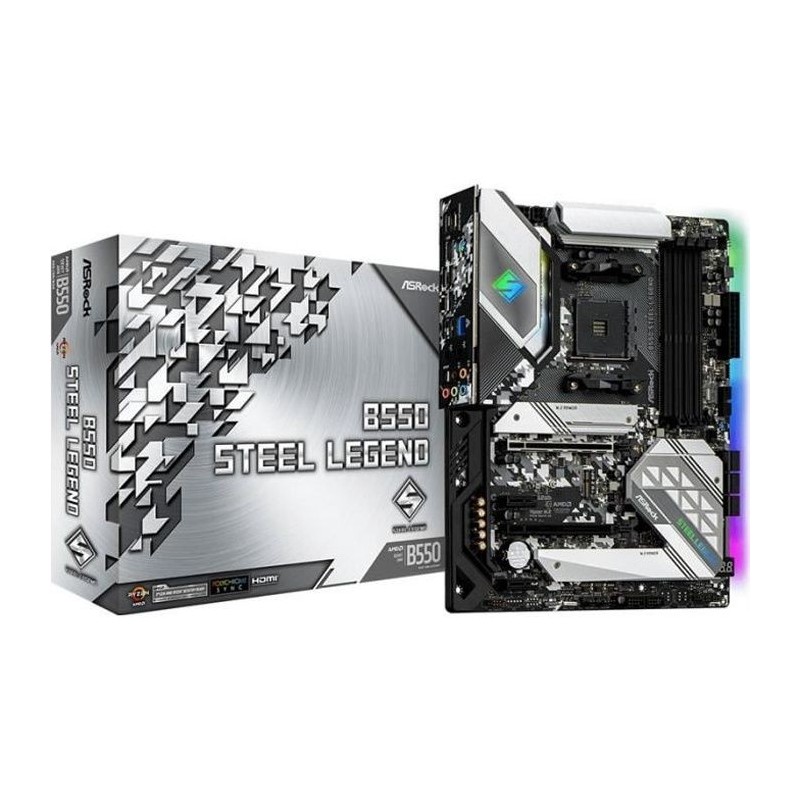 Carte Mère ASRock B550 Steel Legend AMD AM4 AMD AMD B550