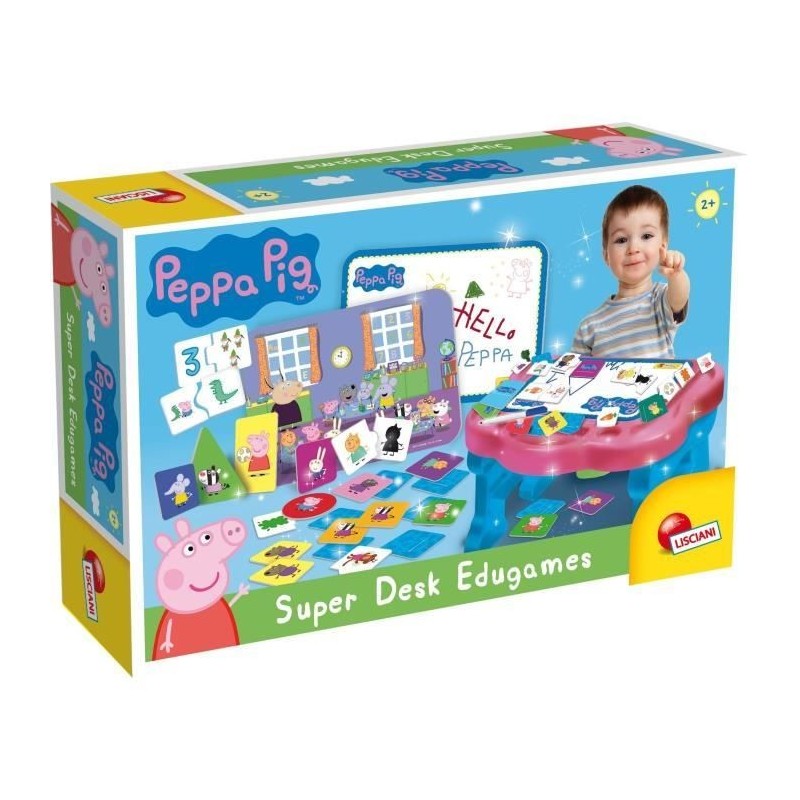 Bureau d'activités avec 10 jeux - Peppa Pig Super desk - Edu games - L