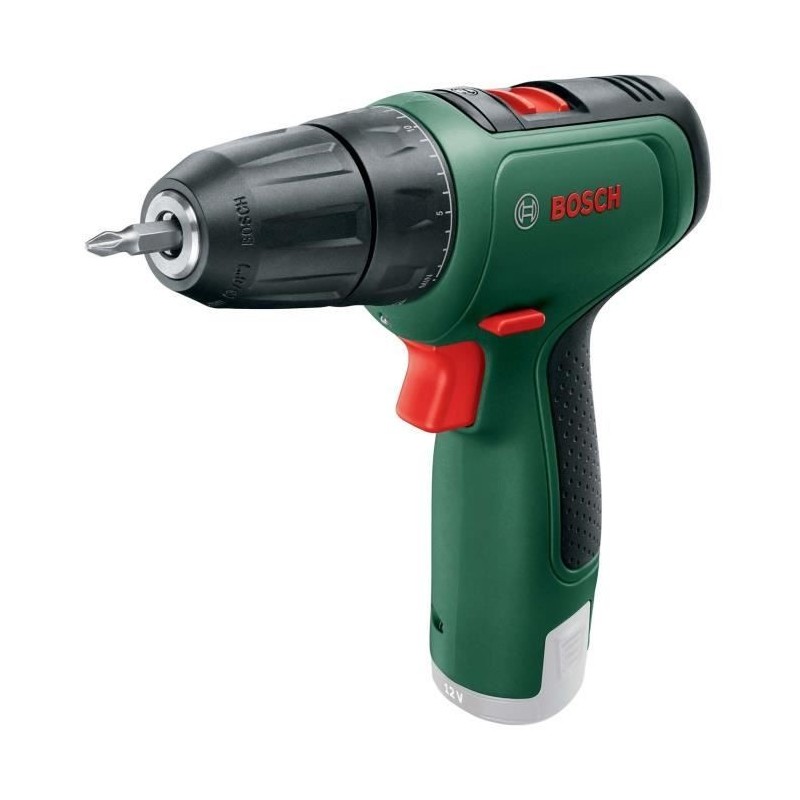 Bosch EasyDrill 1200 1500 tr/min Sans clé 940 g Noir, Vert