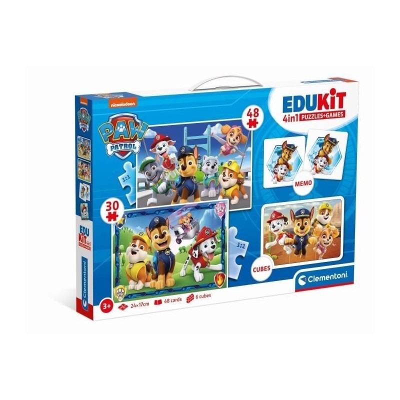 Set de 4 Puzzles The Paw Patrol Clementoni Edukit