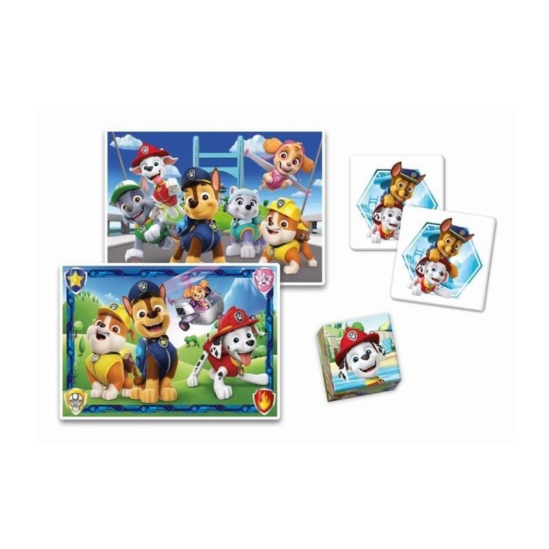 Image secondaire de Set de 4 Puzzles The Paw Patrol Clementoni Edukit