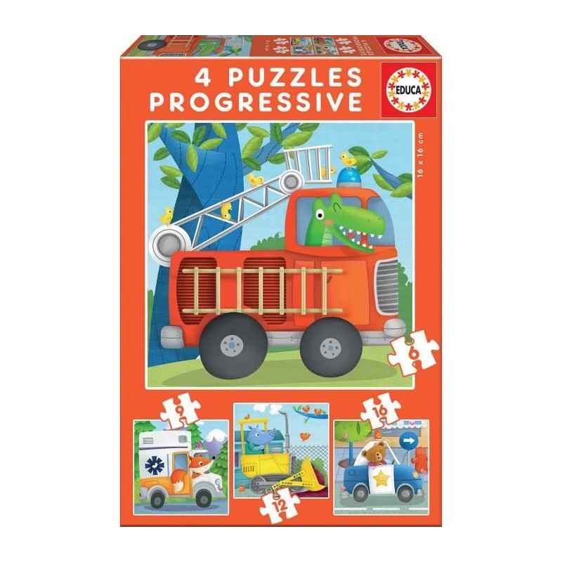 Puzzle Educa Patrol 6 Pièces (43 pcs)