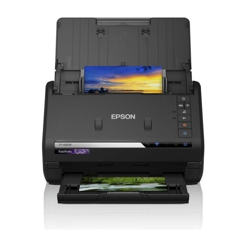 Epson FastFoto FF-680W Alimentation papier de scanner 600 x 600 DPI A4 Noir