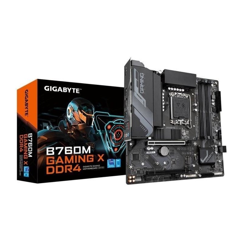 Gigabyte B760M Gaming X DDR4 carte mère Intel B760 LGA 1700 micro ATX