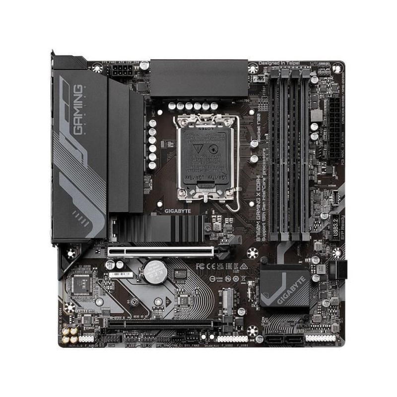 Image secondaire de Gigabyte B760M Gaming X DDR4 carte mère Intel B760 LGA 1700 micro ATX