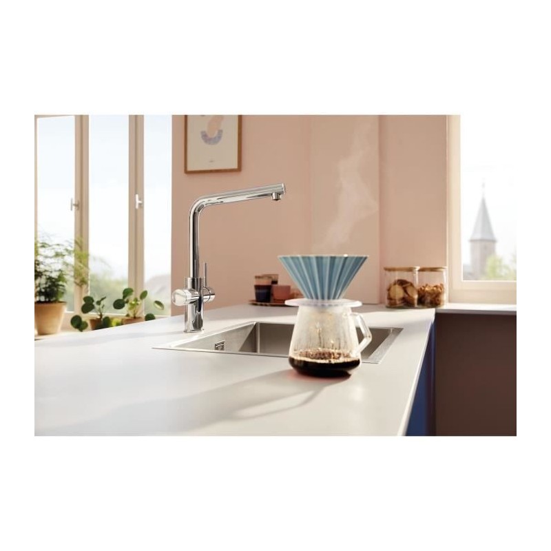 Image secondaire de Kitchen Tap Grohe Blue Pure Minta Forme en L