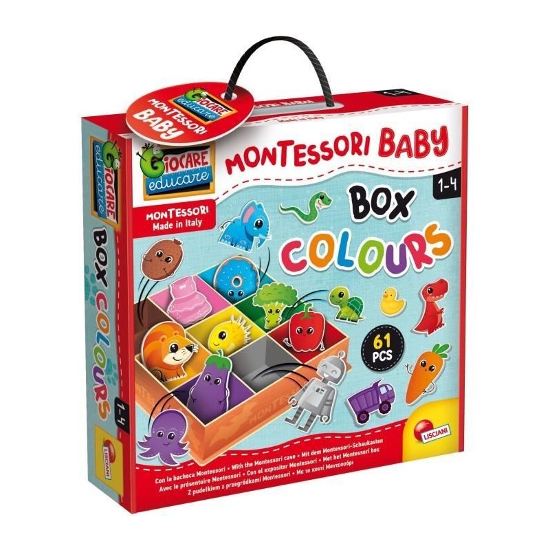 Box Colours - jeux d'apprentissage - basé sur la méthode Montessori